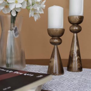 جا شمعی پایه مخروطی