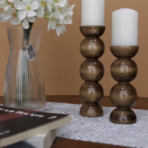 جا شمعی پایه گرد